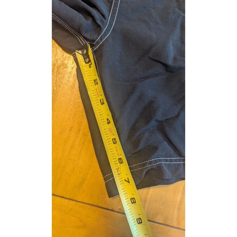 Winners Competition Grade Black‎ Board Shorts Mens XL Tribal Stripe Cargo Pocket